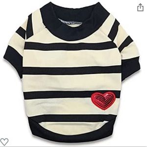 Drooling Dog striped outfit for a DOG 🐕, Size XL